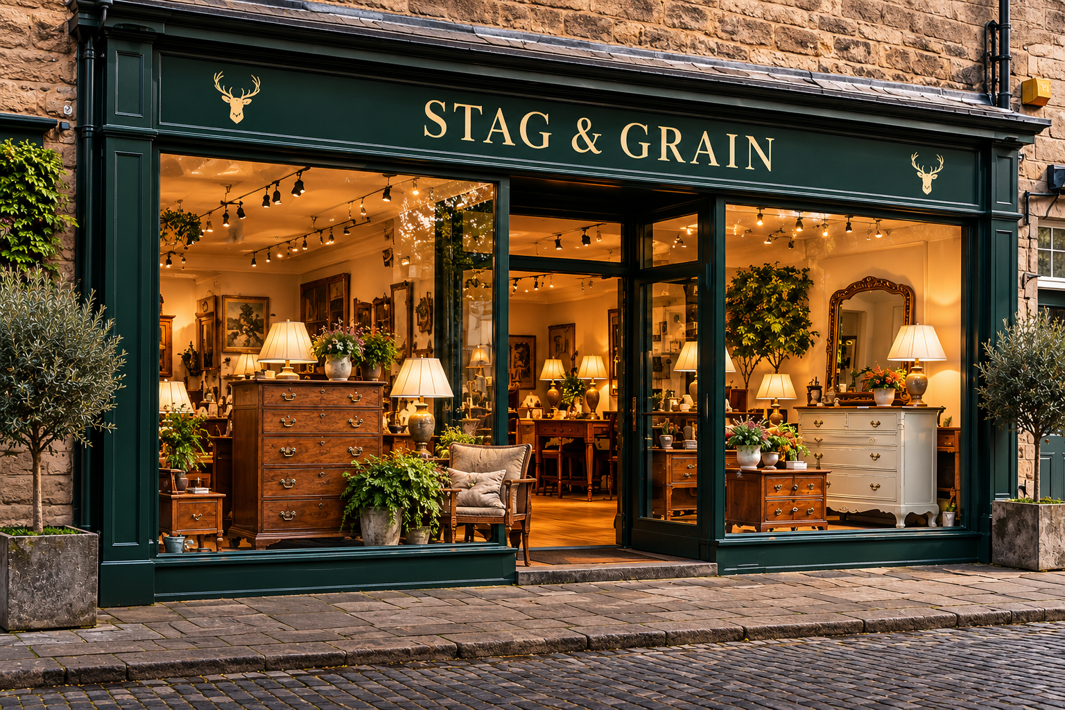 Stag & Grain furniture shopfront