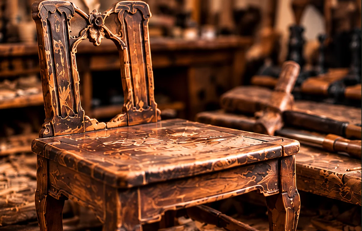 Furniture restoration craftsmanship at Stag & Grain